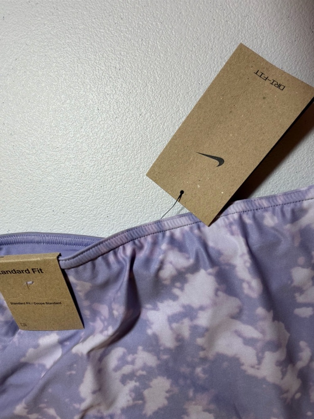 Nike Lavender & Cream Tie-Dye Skater Skirt - Picture 7 of 9